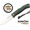 Navaja Bushcraft JOKER "Artica" Jute Micarta Flat 8cm 075274