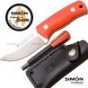 JOKER "Erizo TS1" Classic Orange Micarta Bushcraft Knife + Firesteel 075266