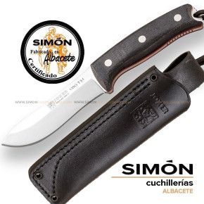 Cuchillo Bushcraft JOKER "Oso TS1" Jute Micarta Negro Clásico 075264