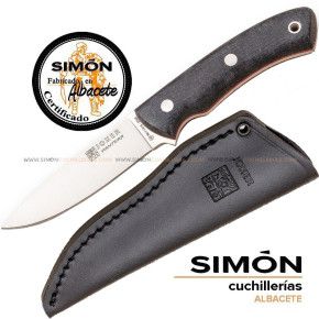 Cuchillo Bushcraft JOKER "Pantera" Jute Micarta Negro Flat 075263