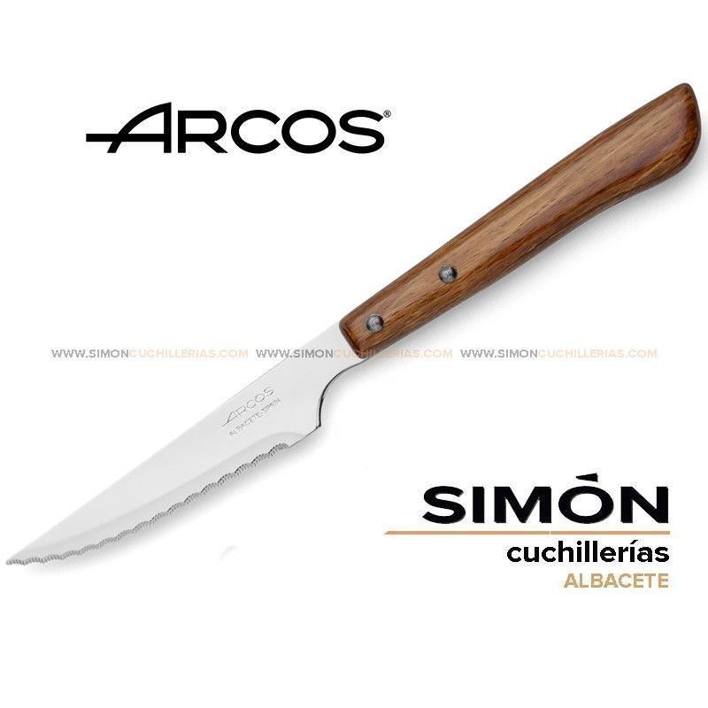 ARCOS "Forest" Wood Serrated Steak Knife 001055