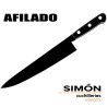 Afilado CUCHILLO COCINA FILO LISO afc