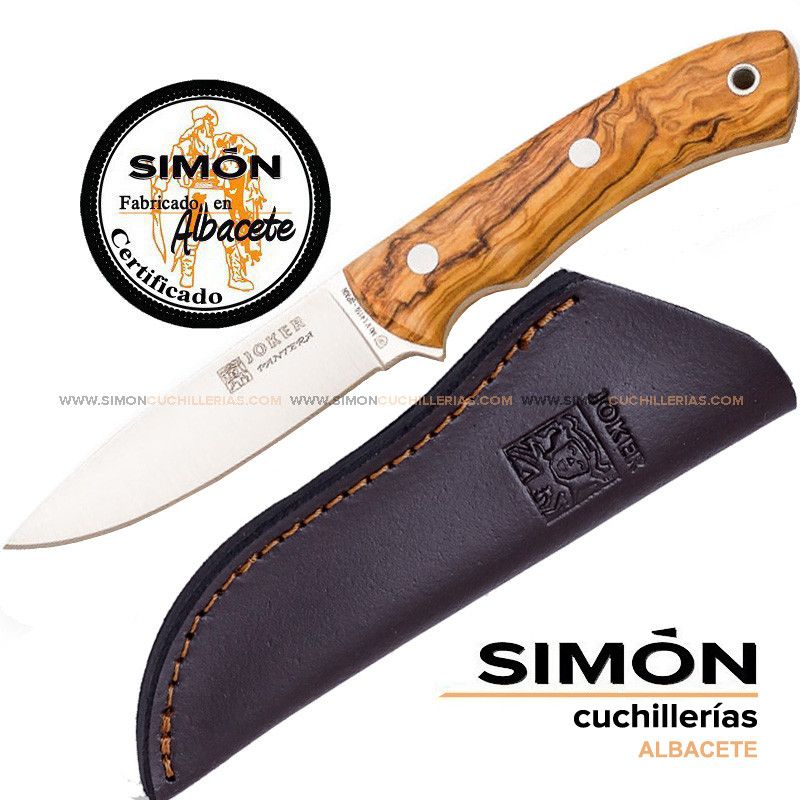 JOKER "Pantera" Flat Olive Bushcraft Knife 075280