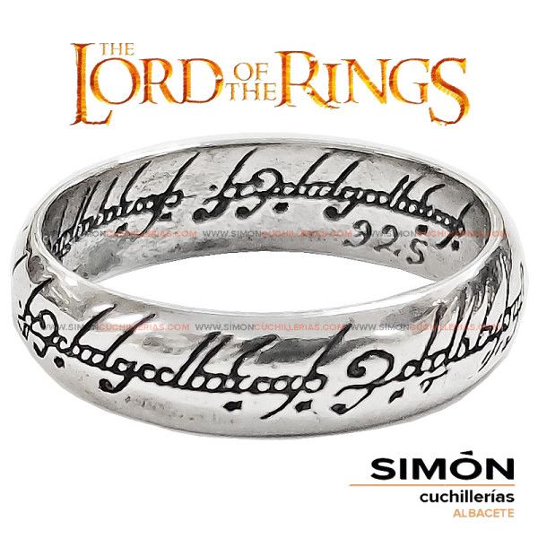 Anillo FRODO Plata - Estuche 21MM "Señor de los Anillos" 068445