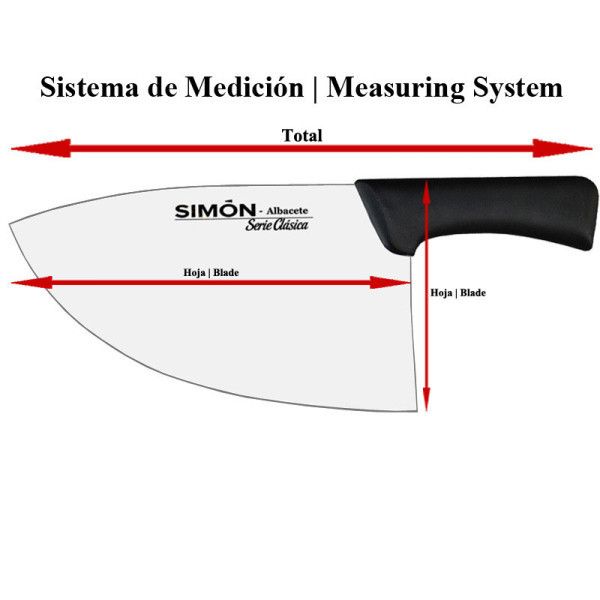 SIMÓN "Clásica" Butcher Cleaver 18cm 7" 098019