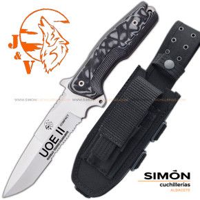 Cuchillo J&V "UOE II COMPACT" Micarta Negro 1227-M1 192009