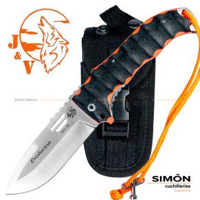 J&V "Evolution" Black Micarta Knife 1602-trf-bi 192008