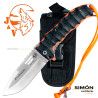 J&V "Evolution" Black Micarta Knife 1602-trf-bi 192008