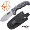 Navaja J&V "Titan XL" Micarta Gris 1235 m6 192010