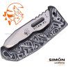 Navaja J&V "Titan XL" Micarta Gris 1235 m6 192010