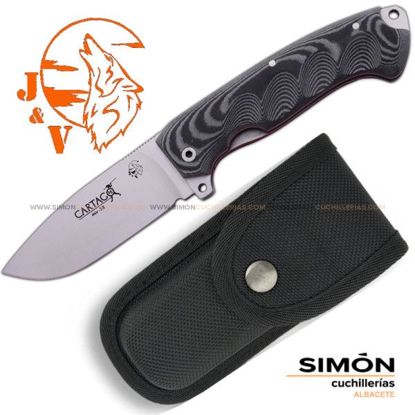Navaja J&V "Cartago" Micarta Negro 1219 m1 cor 192014