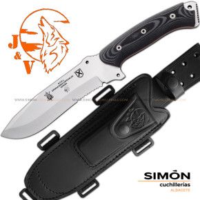 Cuchillo J&V "BOEL MOEL" Micarta Negro 1200 m1 192003