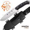 Cuchillo J&V "BOEL MOEL" Micarta Negro 1200 m1 192003