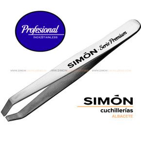 Pinza Depilar Profesional SIMÓN "Punta Cangrejo" Inox 003469