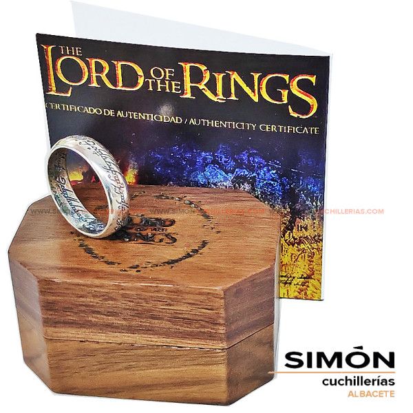 Anillo FRODO Plata 20MM - Estuche "Señor de los Anillos" 068444