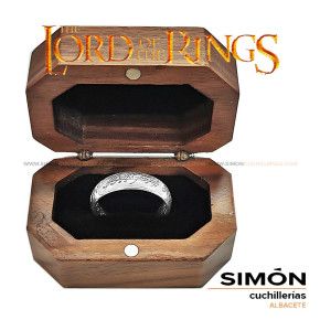 Anillo FRODO Plata 20MM - Estuche "Señor de los Anillos" 068444
