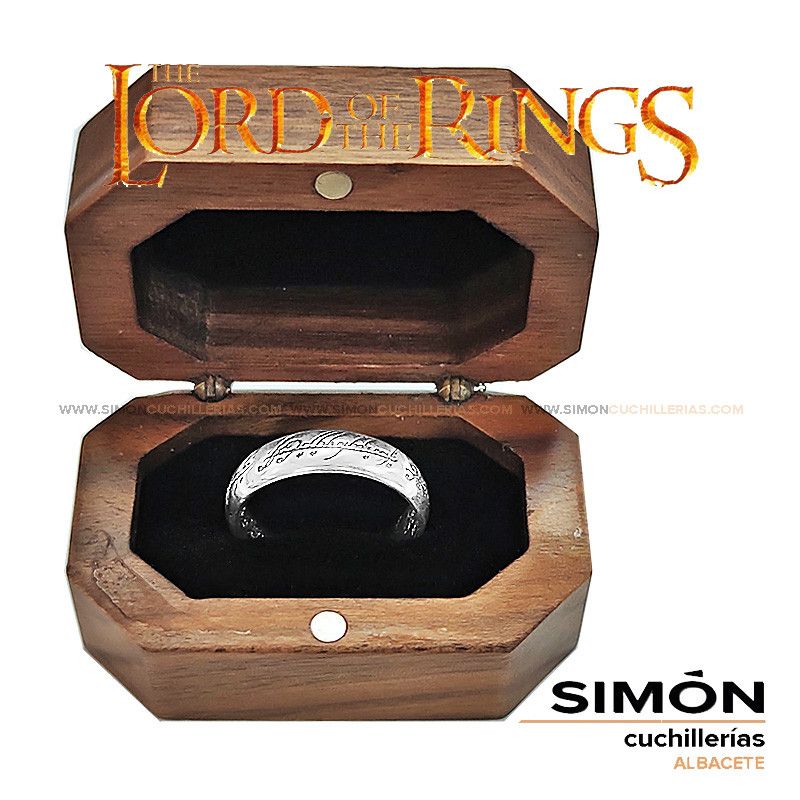 Anillo FRODO Plata 20MM - Estuche "Señor de los Anillos" 068444