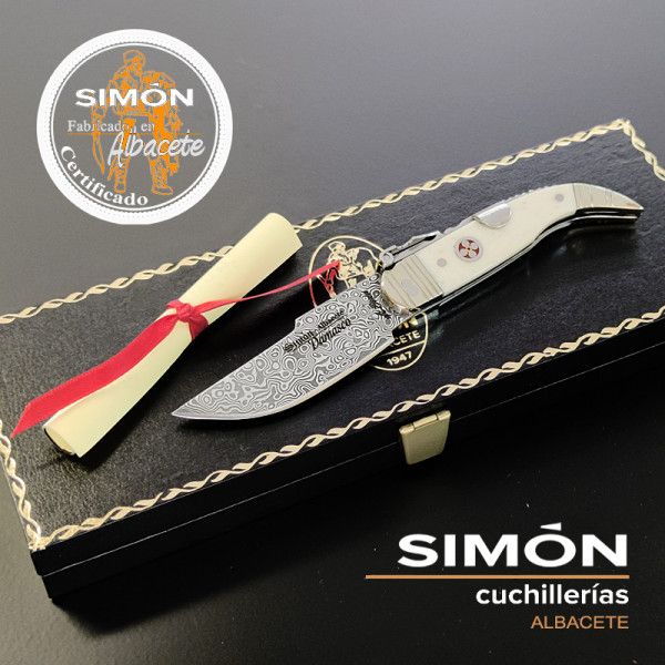 Navaja Clásica Albacete S.XX "Damasco" 6,5cm SIMÓN 011034