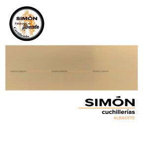 Placa "LATÓN" Personalizada 10X3,5cm SIMÓN 214001