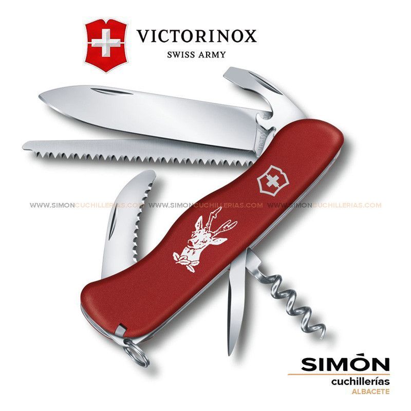 Navaja VICTORINOX "Hunter" Rojo 12 Funciones 08573 039316