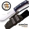 Cuchillo Bushcraft JOKER "Nomad" Micarta Canvas Clásico + Ferrocerio KYDEX CM125-F 075295