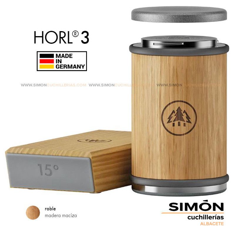 Afilador Manual HORL® 3 Roble HO3E-SET 218004