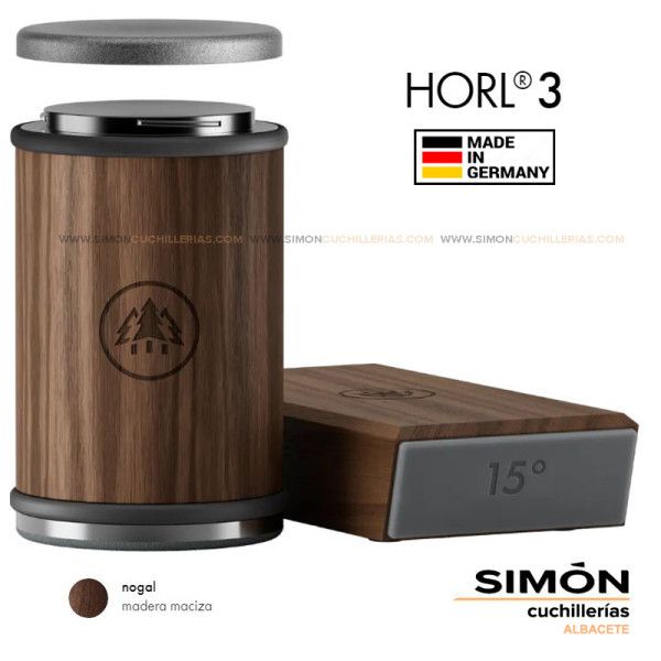 HORL® 3 Walnut Manual Sharpener HO3N-SET 218005