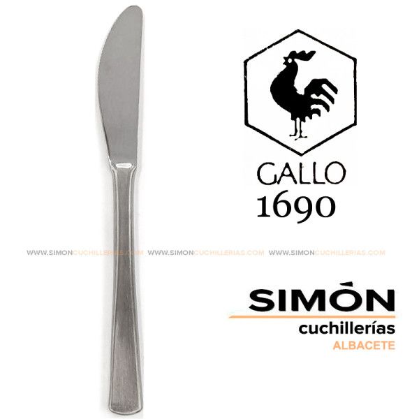 Cuchillo Cadete GALLO "1690" 18/10 060212