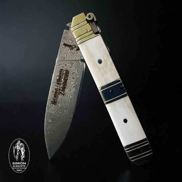 SIMÓN 20th "Damascus" Albacete Bull Machete Knife 8cm 011029
