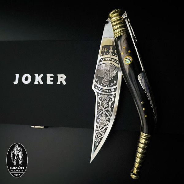 Navaja Clásica Bandolera S.XIX "Bandolero" JOKER Grabado Aguafuerte 007004