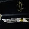 Navaja Clásica Albacete S.XX "Floral" SIMÓN Grabado Aguafuerte 007002