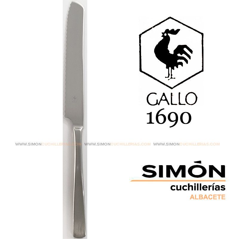 Cuchillo Panero GALLO "1690" 18/10 060214