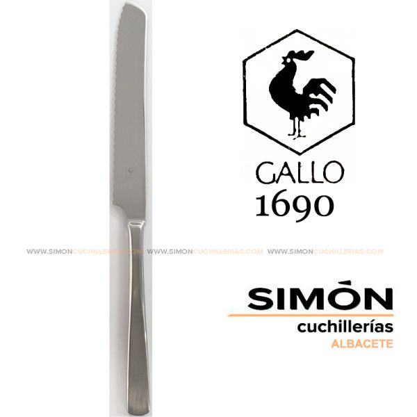 Cuchillo Panero GALLO "1690" 18/10 060214
