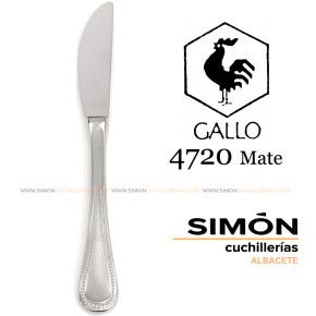 Cuchillo Mesa GALLO "4720 Mate" 18/10 060217