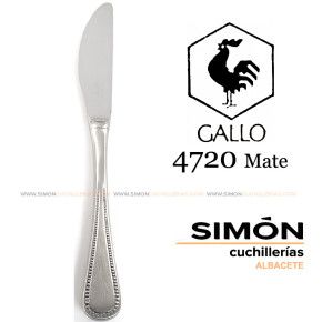 Cuchillo Postre GALLO "4720 Mate" 18/10 060220