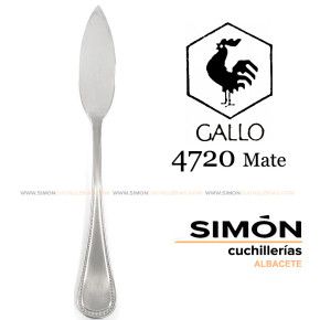 GALLO "4720 Matte" 18/10 Fish Knife 060222