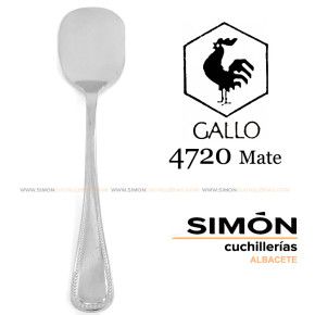 Cucharita Helado GALLO "4720 Mate" 18/10 060226