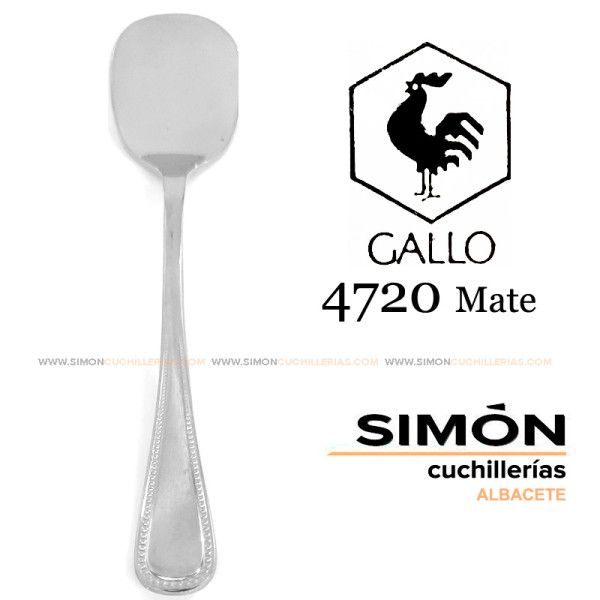 GALLO "4720 Matte" 18/10 Ice Cream Spoon 060226