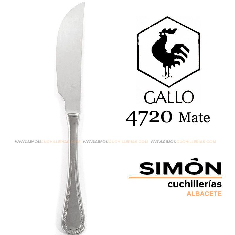 GALLO "4720 Matte" 18/10 Carving Knife 060227