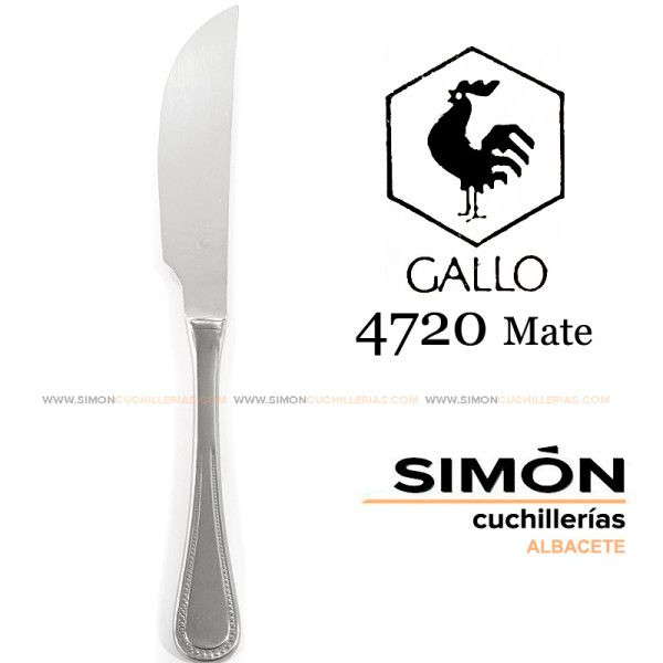 GALLO "4720 Matte" 18/10 Carving Knife 060227