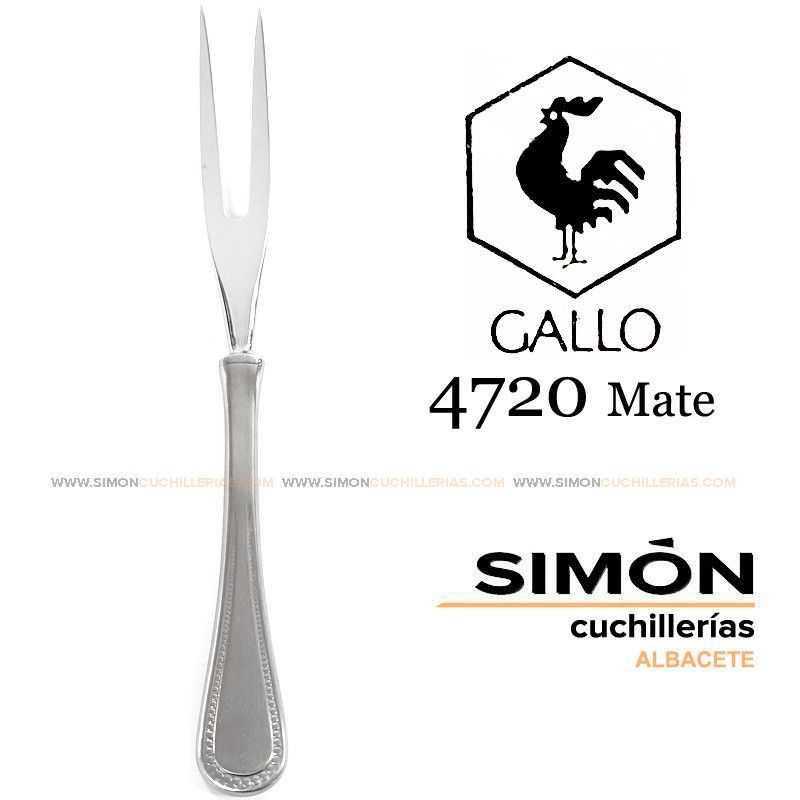 Tenedor Trinchar GALLO "4720 Mate" 18/10 060228