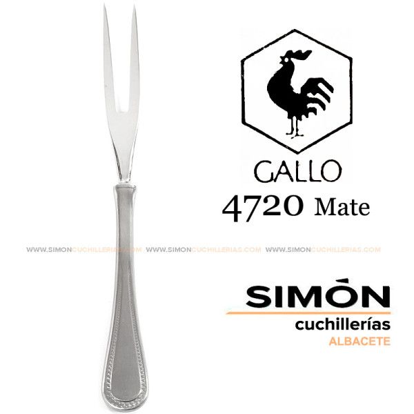 Tenedor Trinchar GALLO "4720 Mate" 18/10 060228