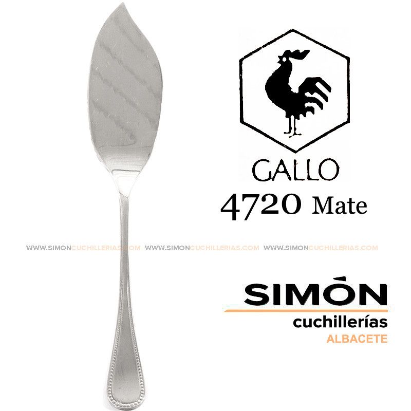 Pala Servir Pescado GALLO "4720 Mate" 18/10 060229