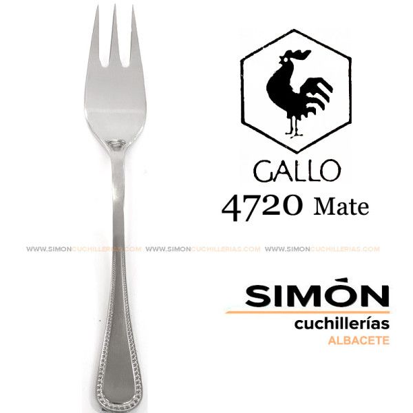 GALLO "4720 Matte" 18/10 Serving Fork 060231
