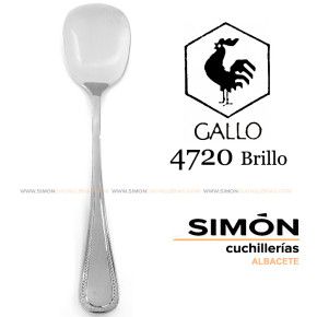 Cucharita Helado GALLO "4720 Brillo" 18/10 060238