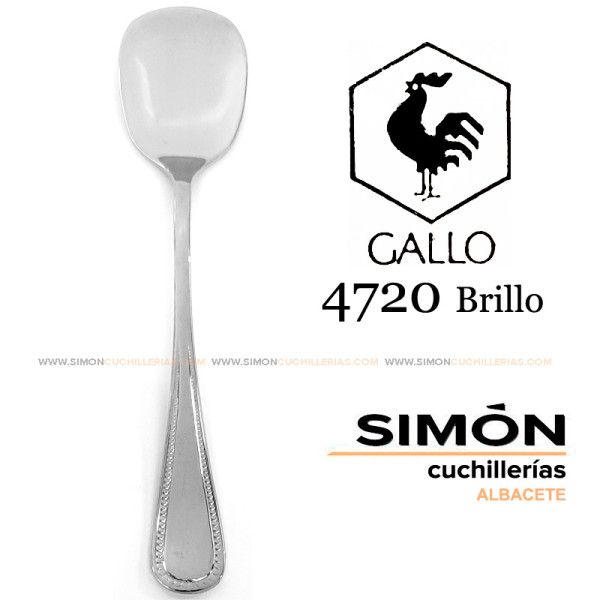GALLO "4720 Shiny" 18/10 Ice Cream Spoon 060238