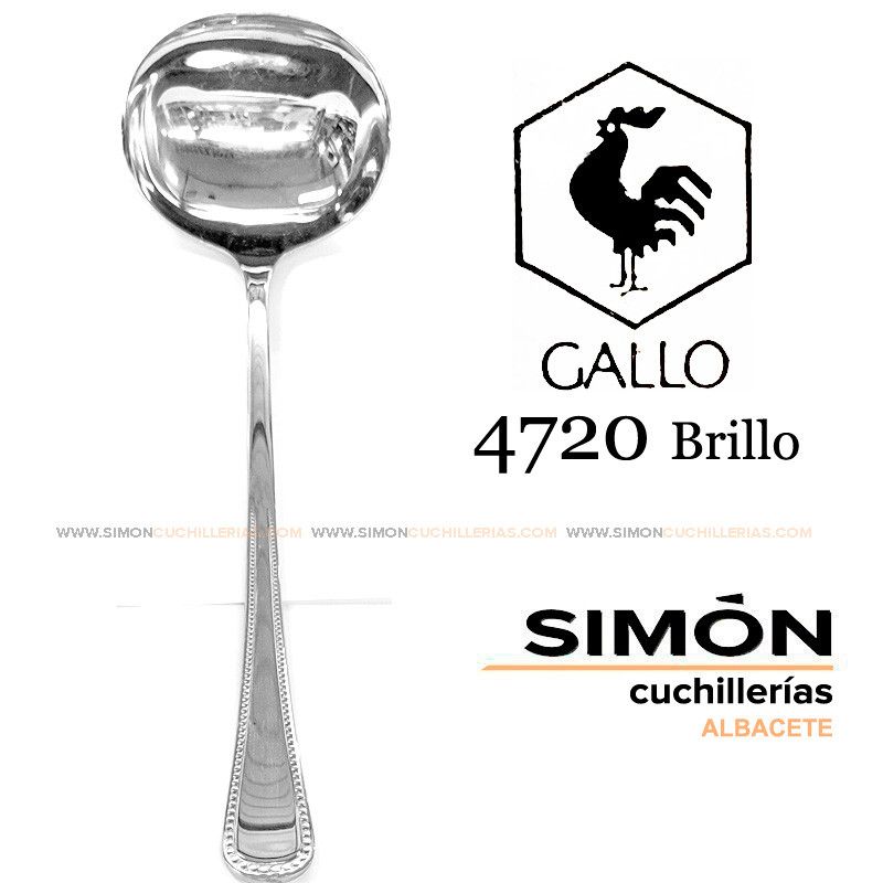 GALLO "4720 Shiny" 18/10 Serving Ladle 060241