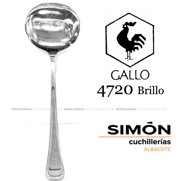 GALLO "4720 Shiny" 18/10 Serving Ladle 060241