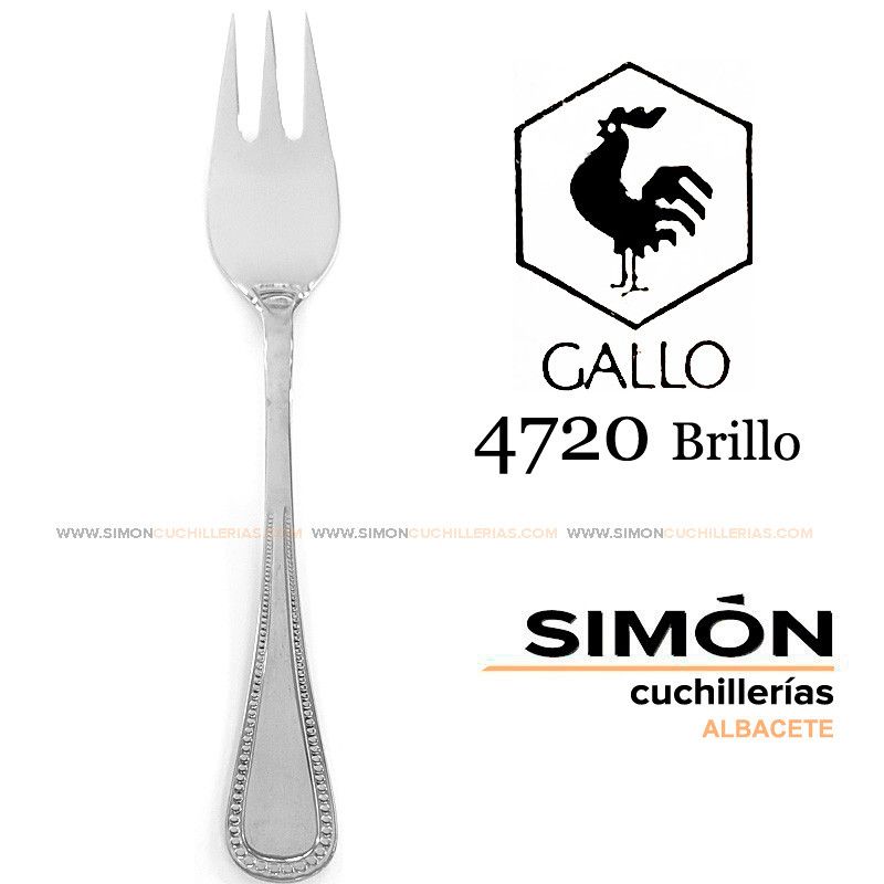GALLO "4720 Shiny" 18/10 Serving Fork 060243