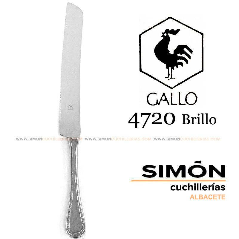 GALLO "4720 Shiny" 18/10 Bread Knife 060250